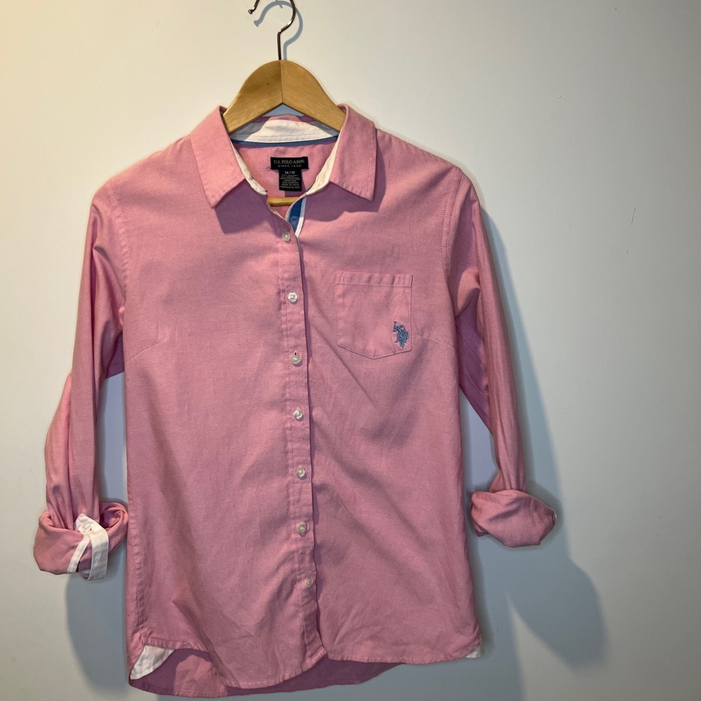 U.S. Polo Assn. Pink Button-Down Shirt